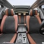 FH Group Ultra Comfort Highest Grade Faux Leather Full Set Cushion Pads Car Seat Covers for Front and Rear– Universal Fit for Cars Trucks & SUVs (Brown/Black)