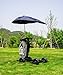 AESWGOF Electric Golf Push Cart, Foldable Electric Golf Scooter with Seat & Umbrella Holder, 2000W Dual Motor, 48V 21Ah Battery, Compact Design for Easy Golf Course Use (Black-48V-21Ah)