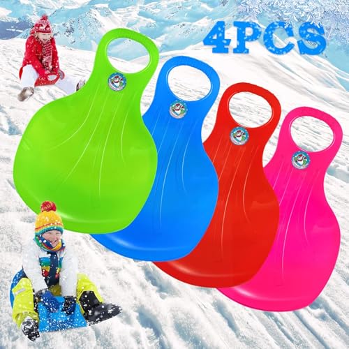 Popolic poporutscher Kinder, 4 x Snowboards, Plastik Skier, Plastik mit...