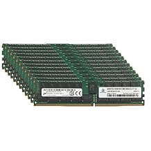 Adamanta Micron Original 384GB (12x32GB) Server Memory Upgrade for Quanta Computer QCT QuantaGrid D51B-2U DDR4 2400MHZ PC4-19200 ECC Registered Chip 2Rx4 CL17 1.2V RAM