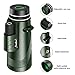 40X60 Monocular Telescope, High Power Monocular for Adults with Phone Adapter& Tripod& Hand Strap, Low Night Vision Monocular, Equipped with BAK4 Prism for Bird Watching and Traveling Concert