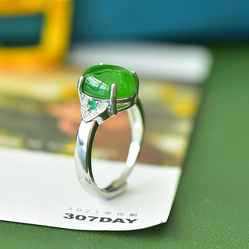 Miniatura 5 de Anillo de jaspe natural Joyas únicas de jaspe Boutique de moda para mujer