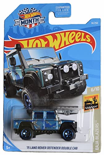 Hot Wheels '15 Land Rover Defender Double Cab, Zamac