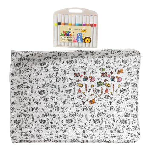 Couverture à colorier pour occuper les enfants à la maison