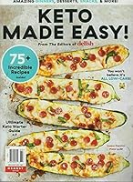HEARST GOOD HOUSEKEEPING KETO MADE EASY MAGAZINE, 75+ INCREDIBLE RECIPES. B09DY245SY Book Cover