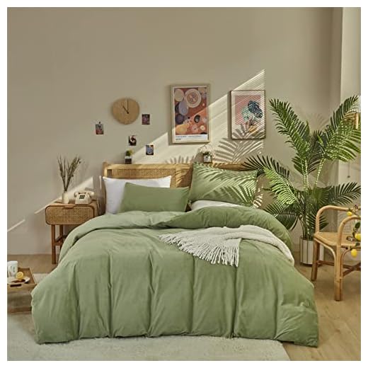 Wellboo Sage Green Velvet Comforter Sets Full Light Green Fluffy Bedding Solid Color Flannel Quilt Women Men Grass Green Comforters Micromink Sherpa Fuzzy Warm Bed Girls Boys Dorm Plush Bedding Soft
