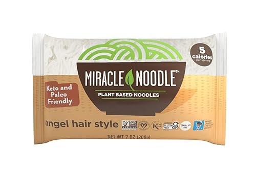 Miracle Noodle Pasta pelo de ángel 7 onzas paquete de 1