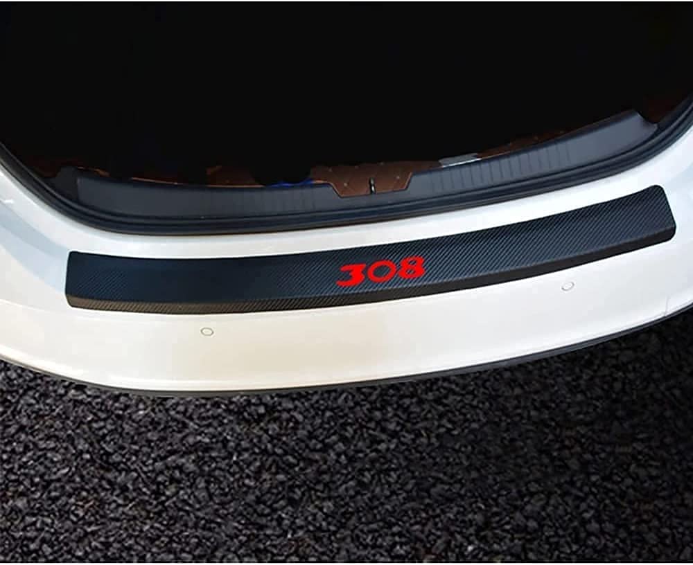 Auto Achterbumper Beschermer Voor Peugeot 308 SW III P51 I 2021-2024, Anti-kras Bumper Beschermstrip, Universele Rubberen Kofferbak Deur Beschermer,D-SUV 40.94'' X3.54