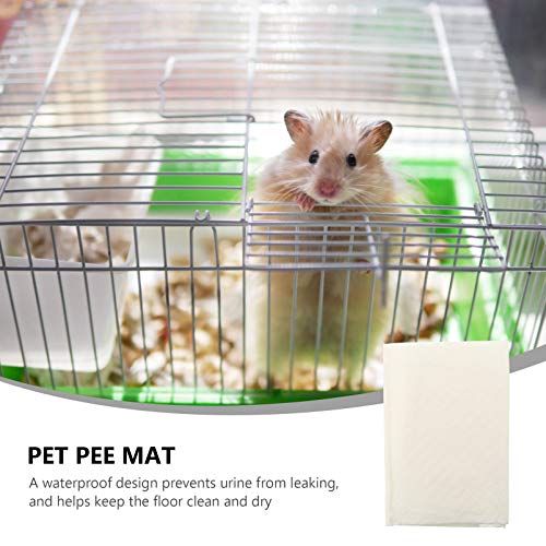 POPETPOP 100Pcs Forros de Gaiola de Coelho Forros de Gaiola Descartáveis ??Para Pequenos Animais Gai