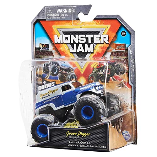 Sunny Brinquedos Monster Jam - 1:64 Die Cast Truck Grave Digger S22, Multicor