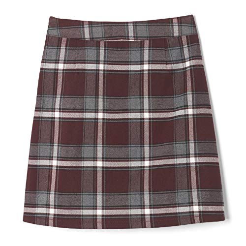 Image of French Toast Girls' Plaid Adjustable Waist Pleated-Front Two-tab Scooter
