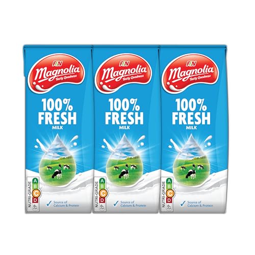 F&N MAGNOLIA UHT 100% Fresh Milk 6 x 200ml