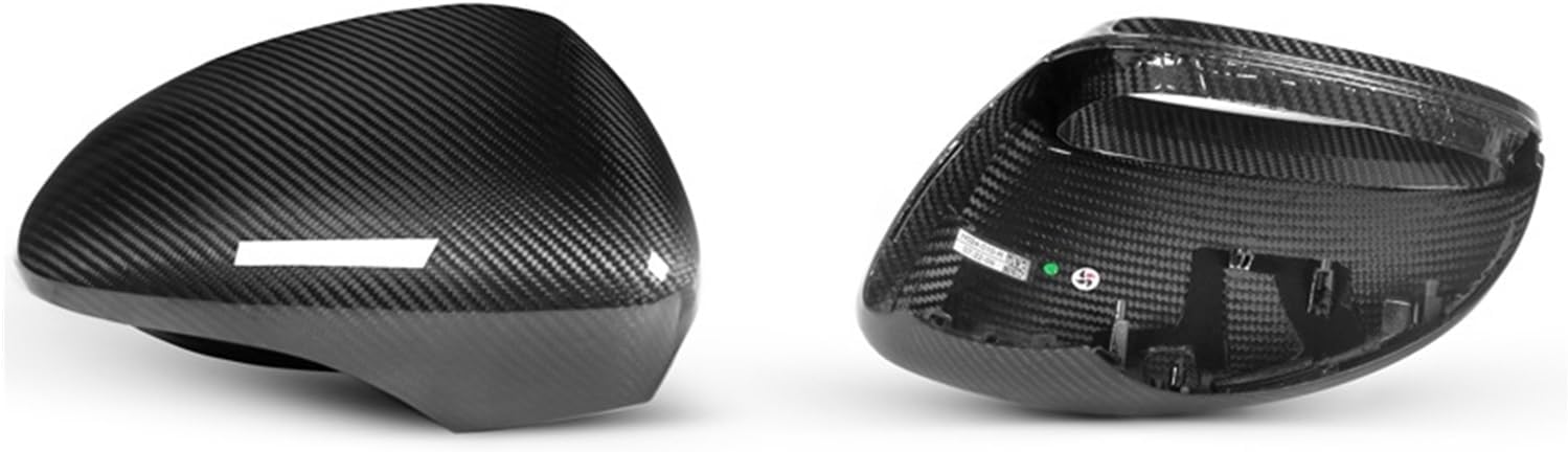 確認用2 2 個ドライカーボンリアミラーキャップ互換性ポルシェパナメーラ 971