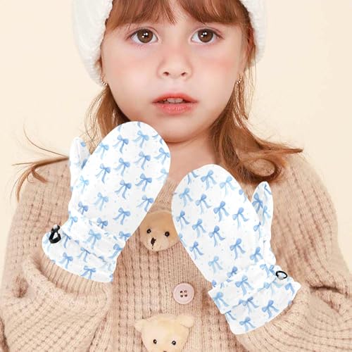 Image of Plaaee Early 1990s Pattern Kids Glove Warm Mitten Winter Favor for Toddler Boys and Girls Children Cold Weather Gloves