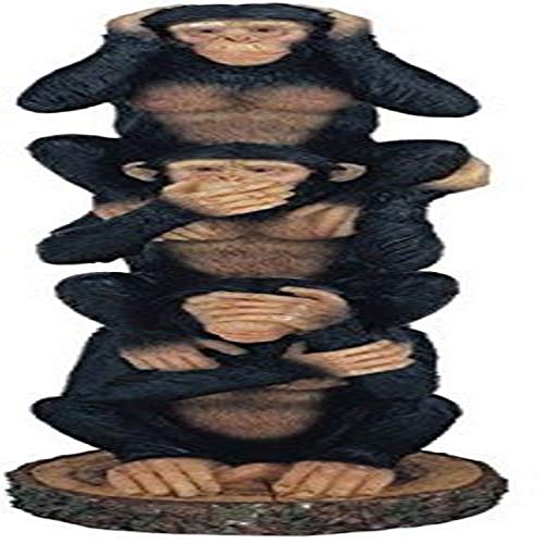 George S. Chen Imports Monkeys See Hear Speak No Evil Collectible Figurine Statue (Set Of 3)