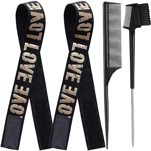 Faixa elástica para peruca com fivela mágica ajustável para deitar bordas e rendas frontais - envolt