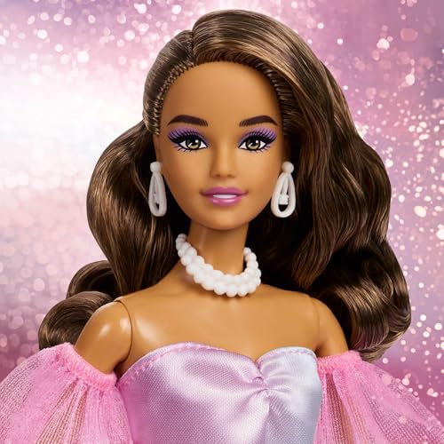Muñeca Barbie Birthday Wishes con Vestido Arcoíris miniatura 3