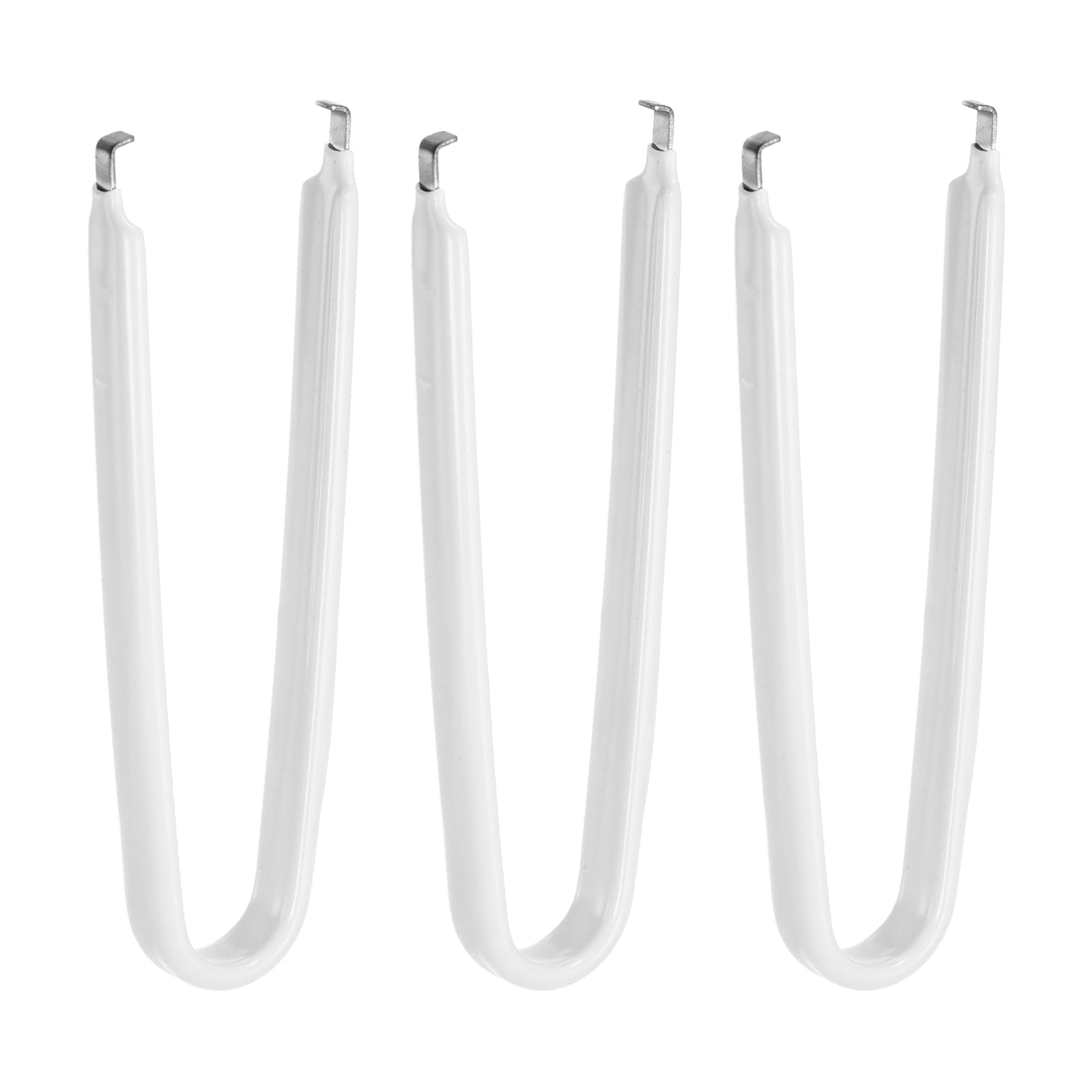 QUARKZMAN 3Pezzi Estrattore Chip Ic Estrattore a Forma di U in Acciaio Inossidabile con Impugnatura in Vinile Isolato Estrattore Chip Componente Scheda Madre Circuiti Stampati, Bianco