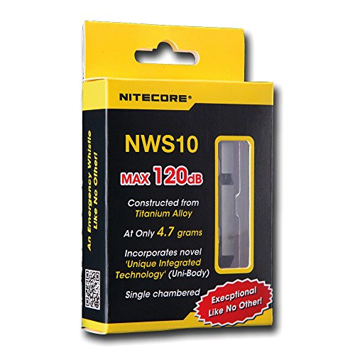 NITECORE Pfeife NiteCore Titan Notsignalpfeife NWS10, Silber, One Size, 127100 – Ansicht 4