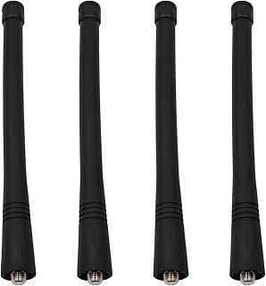 4Pcs NAD6502AR VHF 146-174 Mhz Antenna Fit for Motorola CP150 CP185 CP200 CP200D CP200XLS HT750 HT1250 PR400 PR860 EP350 EP450 EX500 EX560 EX600 GP300 GP340 GP640 P1225 Radio