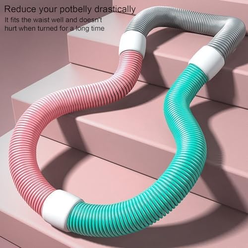 image for VEAREAR Weighted Soft Hula Circle for Adults - 3.3lb Foldable Fitness 