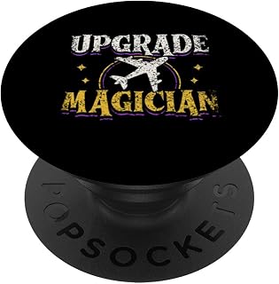 Upgrade Magician Airport Airline Profession Gate Agent PopSockets Standard PopGrip
