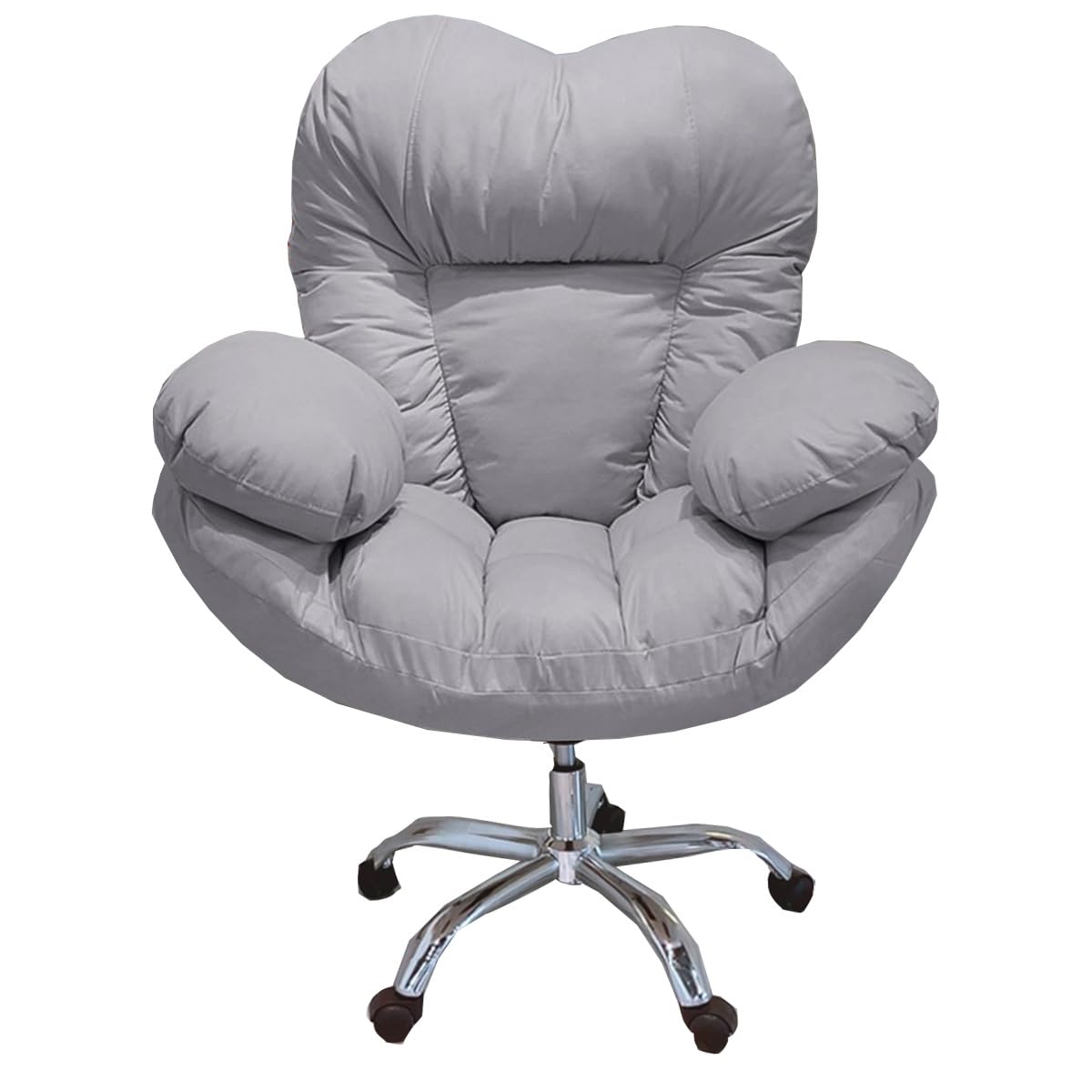 Chaise de gaming ergonomique réglable dotée d'un dossier haute densité et roulettes fluides