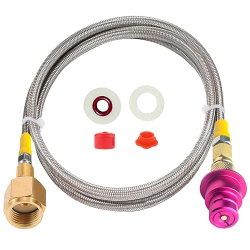 New Upgrade CGA320 Soda Machine CO2 Quick Adapter,for CO2 Quick-Connect Soda Machine Compatible With Terra/Art/Duo/Gaia/E-Terra/E-Duo(60inch)