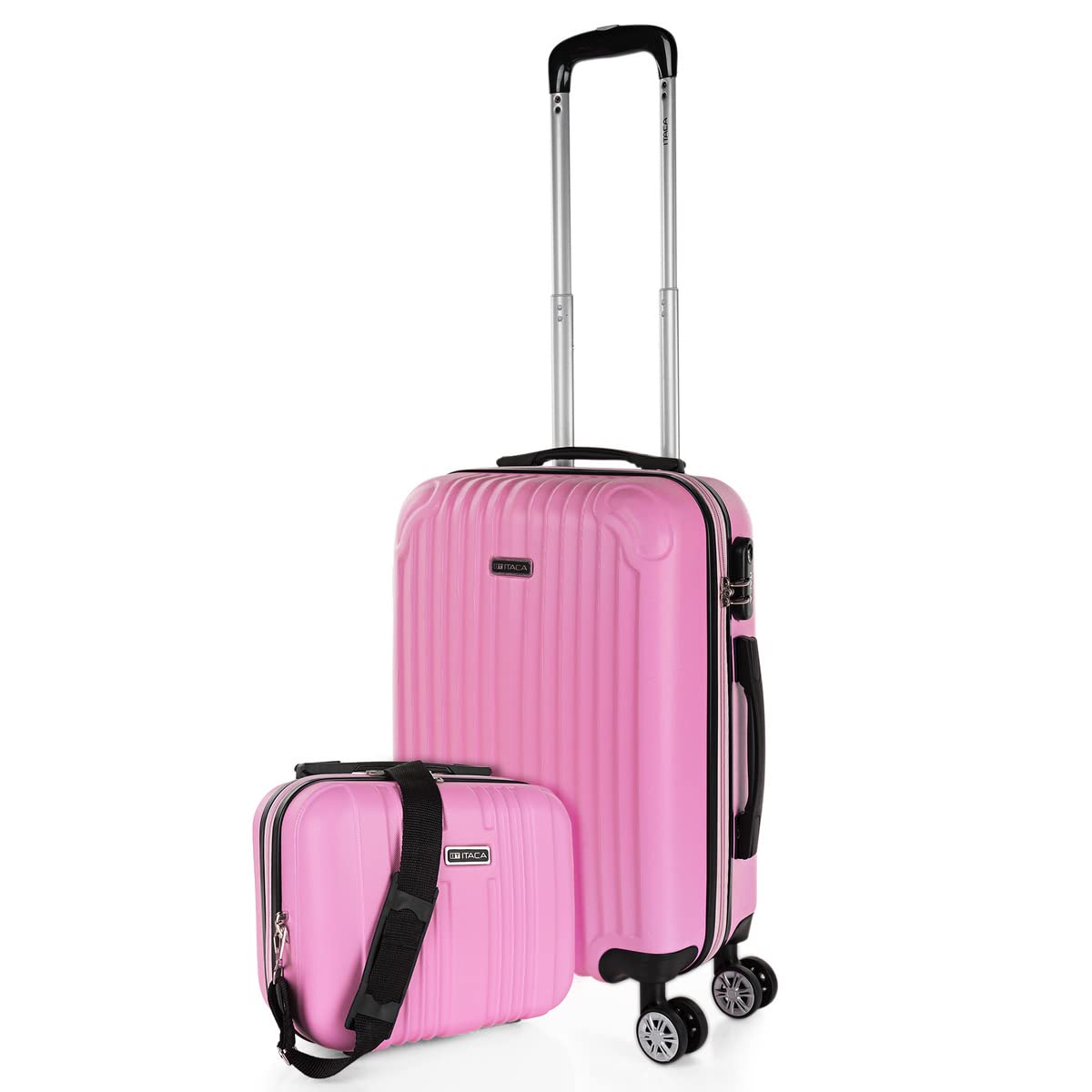 ITACA - Maletas Grandes De Viaje Rígidas Ligeras con 4 Doble Rueda 360° Maleta Grande 23 Kilos Alta Resistencia Extensible Maleta XL Duradera, Mandarina — view 96