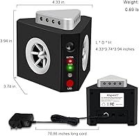 Vista 5 de Ultrasonic Rodent Repellent Plug-in Indoor, Mouse & Rat Deterrent with 12 Strobe Lights and 4 Sound Modes, Electronic Pest Repeller for Home