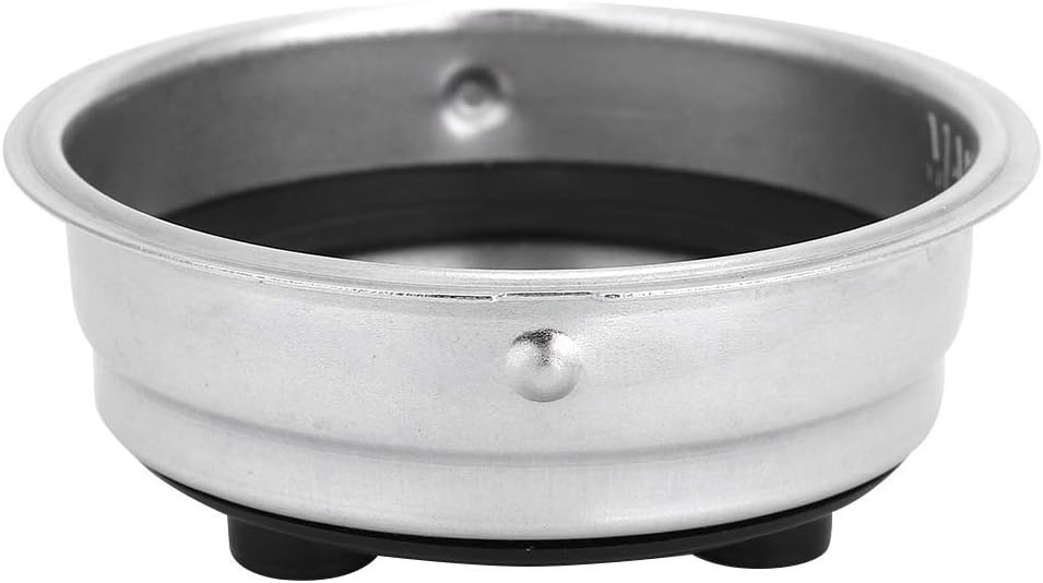Filtro Per Caffè Riutilizzabile In Acciaio Inox A Rete - Ecologico, Misura 11,5x10 Cm, Per Macchine A Cestello