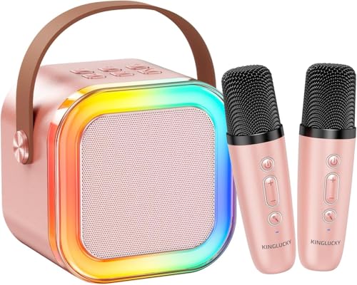 Kinglucky Mini Karaoke Machine for Kids, 2025 TOP Birthday Gifts
