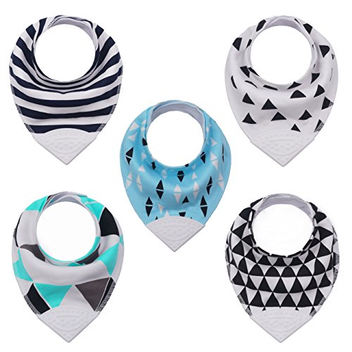 Image of Giftty Baby Teething Bibs Set