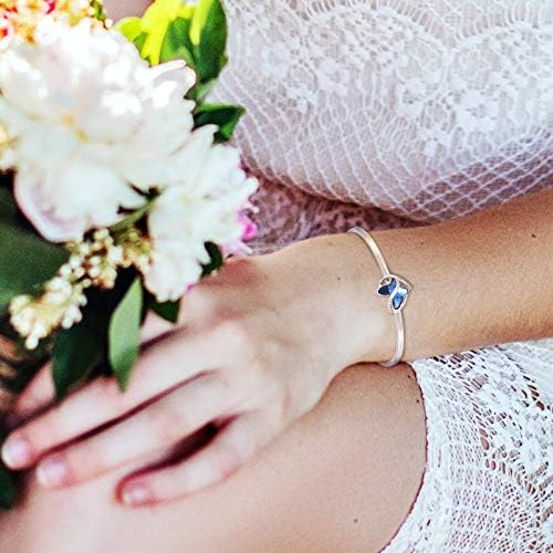 SNZM Silver Bracelets for Women Adjustable Bracelet with Twinkle Crystal Jewellery Gifts for Mum Wife Girlfriend on Birthday Anniversary