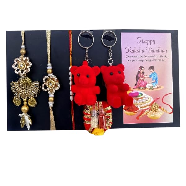 Image of NUTRI MIRACLE Rakhi Nutty Delight Hamper with Raisins and Chocolates | Guest Gift of Healthy Dry Fruits and Snacks