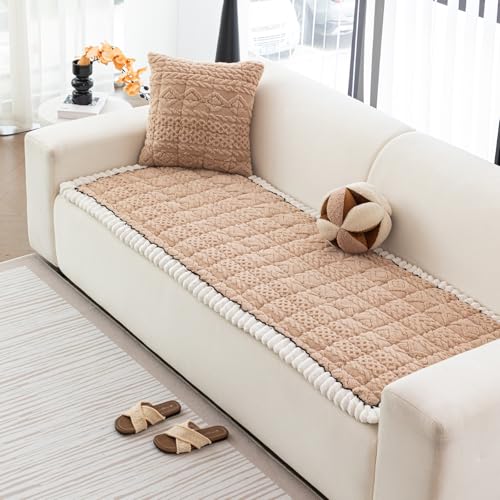 DREAMINGO Non Slip Fuzzy Couch Cover for Dogs, Washable Pet Sofa Protector - image 1