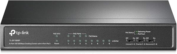 TP-Link TL-SF1008P V7 Switch PoE 8 Ports
