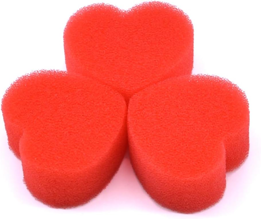 SUMAG 1 Set Sponge Hearts Magic Trick Stage Close Up Street Trick Illusion Appearing Props Funny