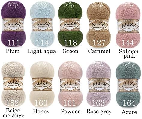 9 skn (9 Balls) Alize Angora Gold Wool Yarn. Wool Yarn, Mohair Yarn, Acrylic Yarn, Crochet Yarn, Alize Yarn, Crochet Yarn, Lace Yarn, Angora Wool