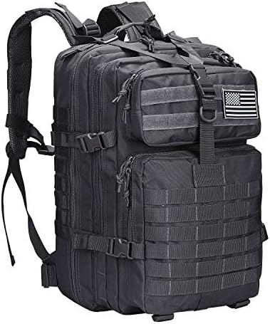 G4Free 40L Military Tactical Backpack Molle Shoulder Bag Rucksack Assault Pack Daypack for Camping Trekking Hunting Fishing