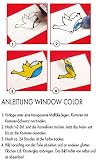 Marabu Window Color Fun & Fancy Farby, Wielokolorowy, 10 Sztuk, 40600116
