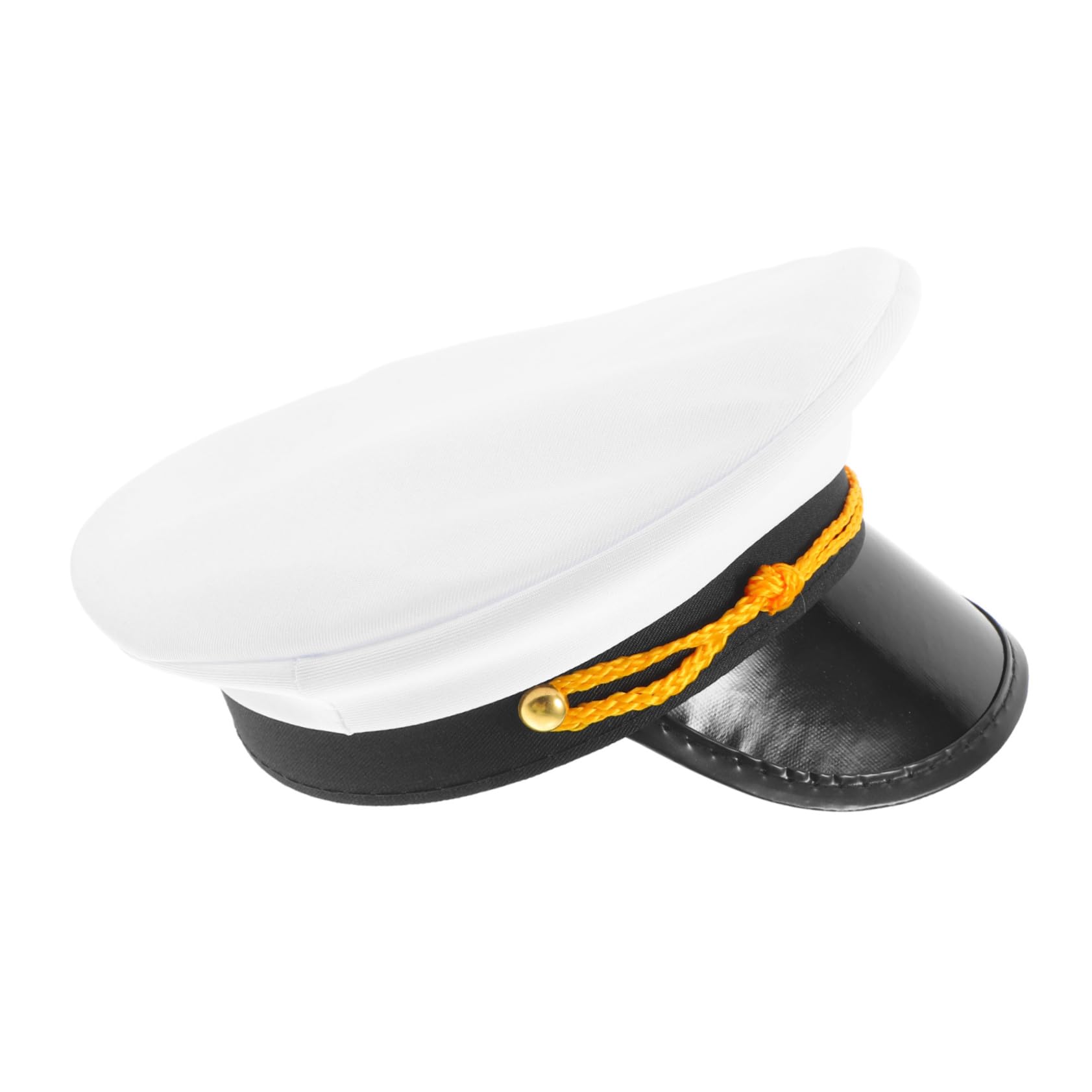 Ipetboom Nautical Captain Hat for Parties Lightweight and Stylish Sailor Cap Comfortable Fit for Beach Weddings and Halloween Elegant Design Sailor Accessories for Cosplay