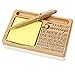 Kate Posh - Our 5th Anniversary Wooden Notepad & Pen Holder