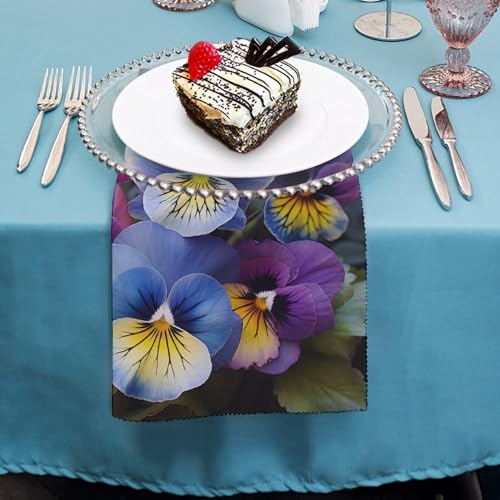 Servilletas de Tela Estampadas Pansy Perfection 2 Pzas miniatura 4