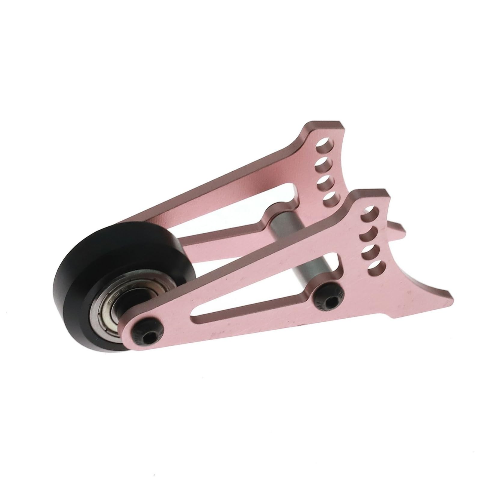 XBERSTAR RC Head Up Wheel for Tamiya CW-01 Lunch Box RC Aluminum Single Double Head Up Wheel Wheelie Bar Assembly (Champagne Single Wheel)