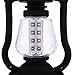 Lixada Camping Lantern,Solar Rechargeable Hand Crank Camping Light 120 Lumens 16 LEDs Portable Water Resistant Tent Lamp