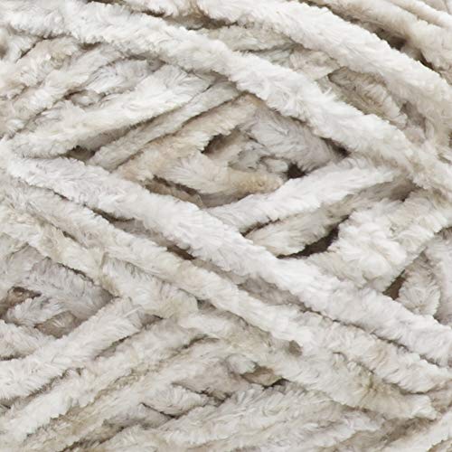 Image of Bernat Crushed Velvet Yarn, Cream