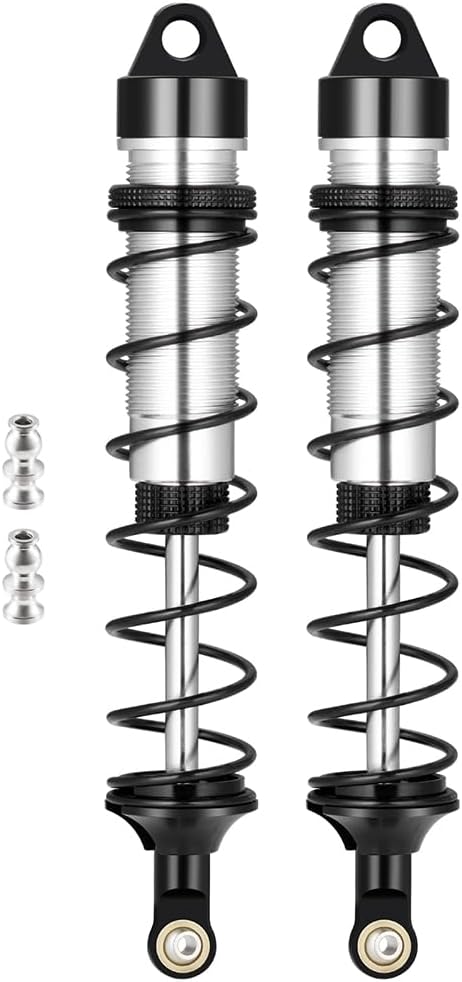 RC Car Shock Absorbers, Front And Rear Shocks Set Adjustable Shocks Compatible with 1/8 Arrma Typhoon 6S Redcat FS/ZD Racing Buggy Truggy Replacement Parts (Rear)