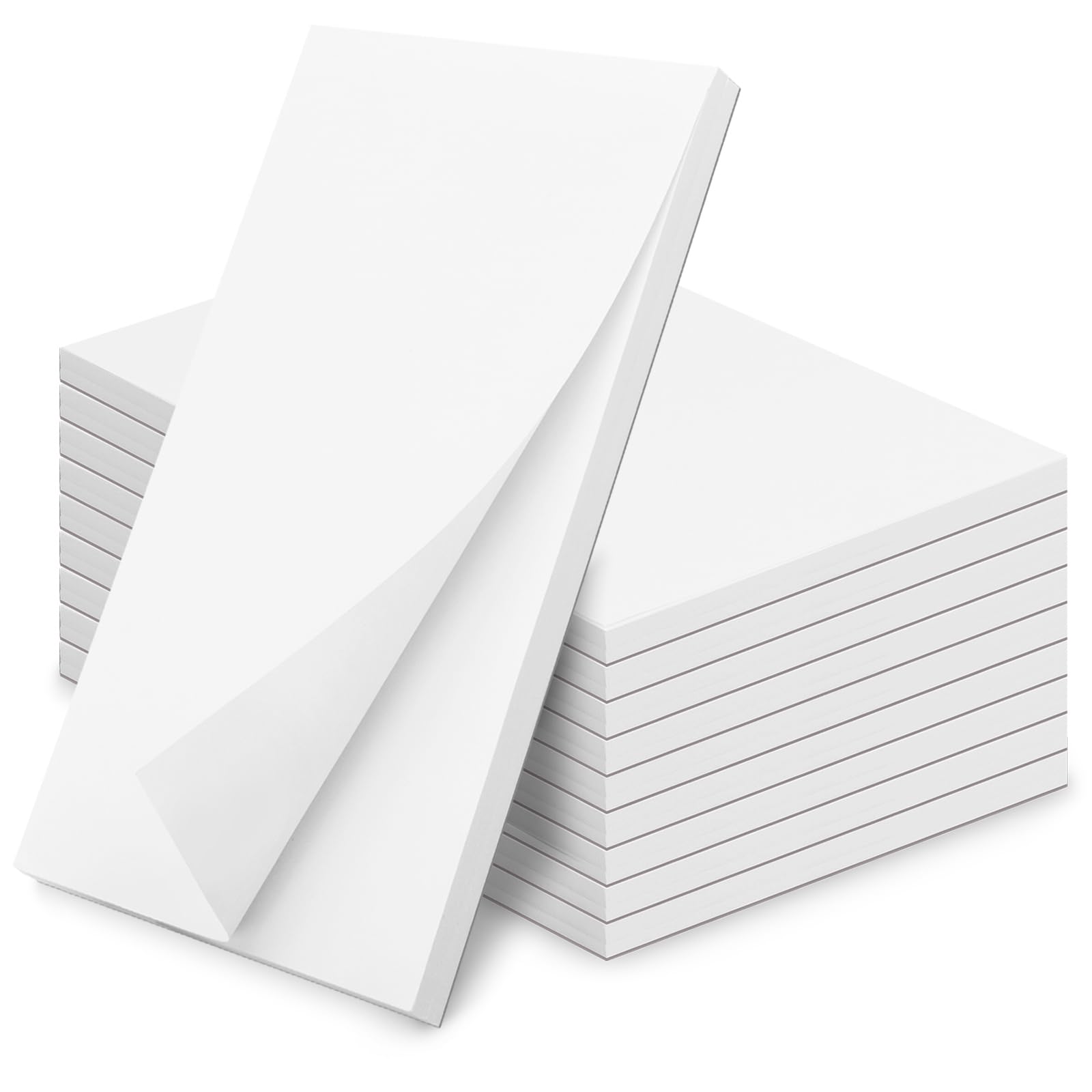 Note Pads 5 5x8 5 In 10 Pack Blank Server Notepad 50 Sheets Per Scratch Memo Pads for