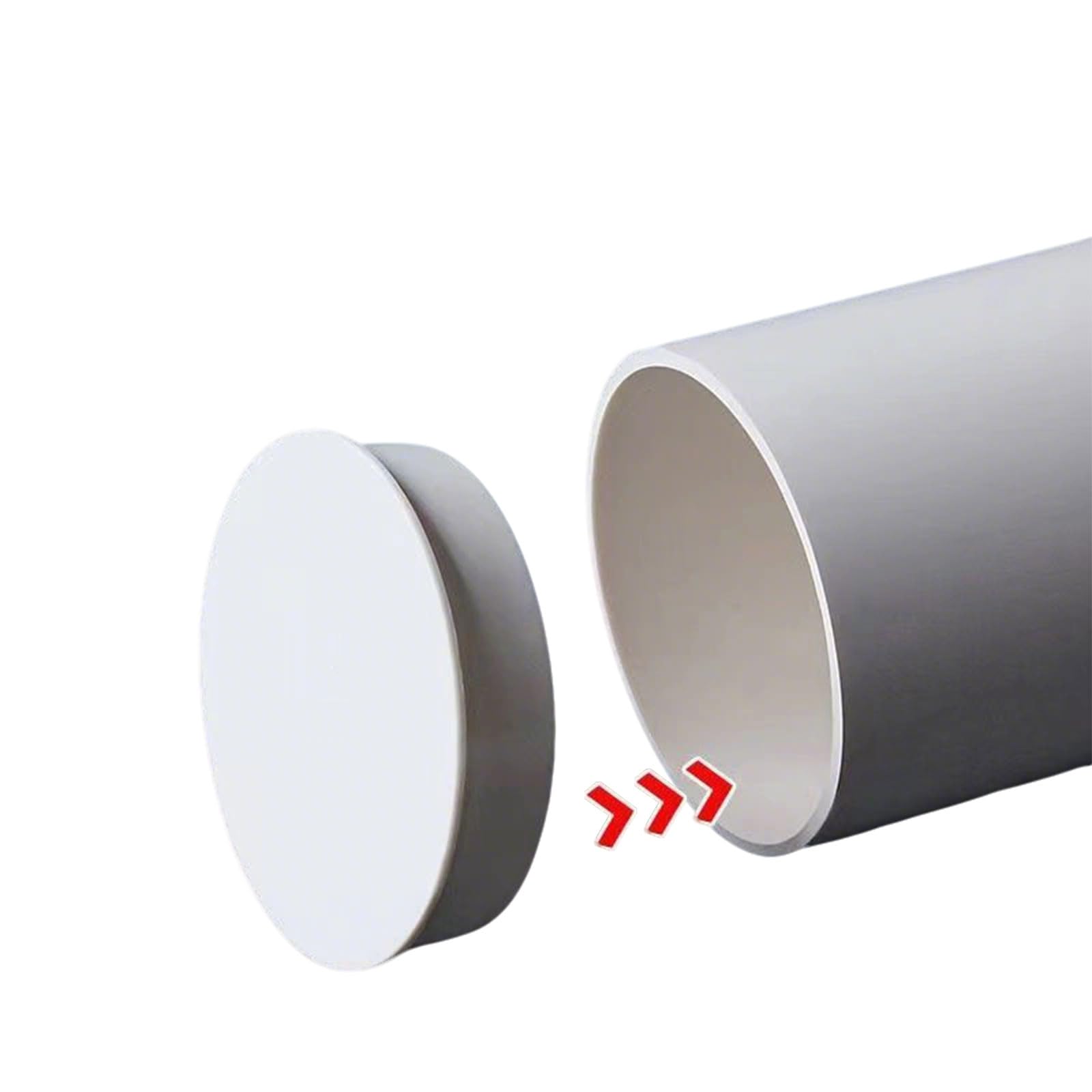Tappo per Tubo di Fognatura Tappo - Tappo Tubo DN 150/160, Tappo per Manicotti e Drenaggio Sotterraneo, Tappo Decorativo in PVC per Impianti Fognari, Flangia Tappo 150mm Durevole